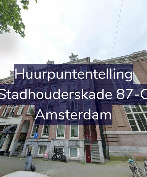 Foto gevel Huurpuntentelling voor Stadhouderskade 87-C, Amsterdam