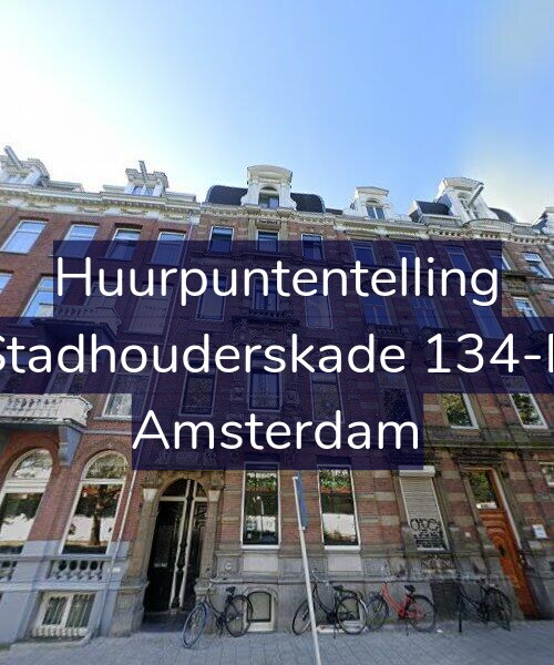 Foto gevel Huurpuntentelling voor Stadhouderskade 134-B, Amsterdam