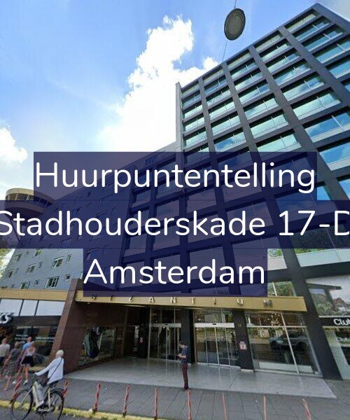 Foto gevel Huurpuntentelling voor Stadhouderskade 17-D, Amsterdam