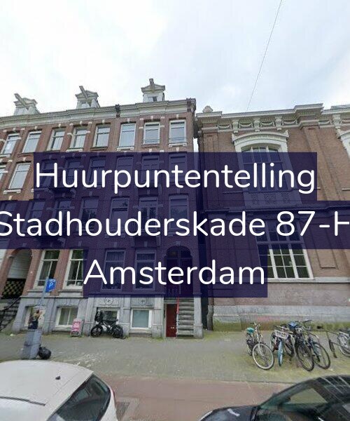 Foto gevel Huurpuntentelling voor Stadhouderskade 87-H, Amsterdam