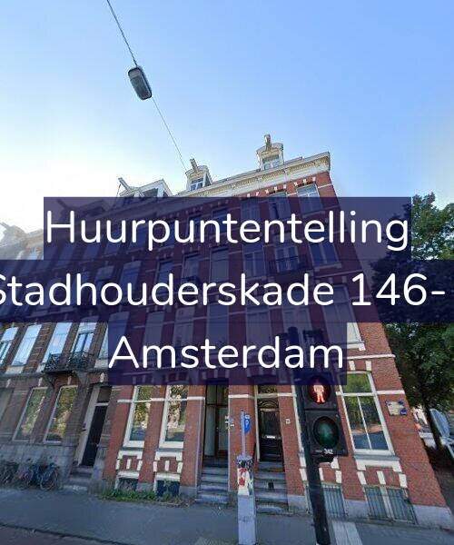 Foto gevel Huurpuntentelling voor Stadhouderskade 146-1, Amsterdam