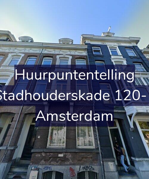 Foto gevel Huurpuntentelling voor Stadhouderskade 120-1, Amsterdam