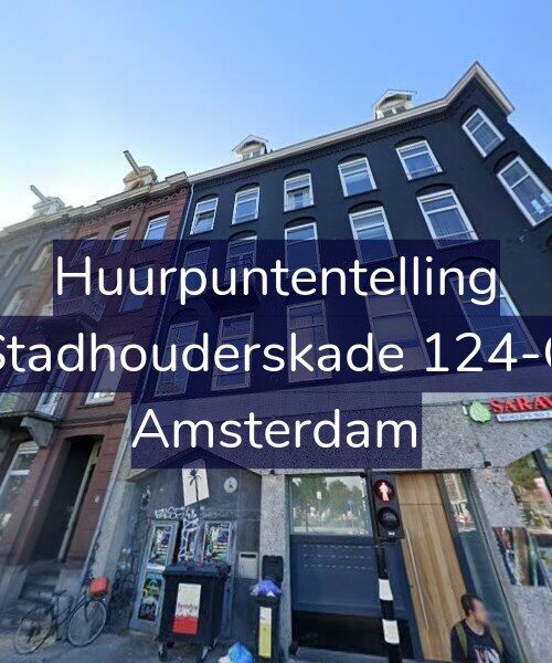 Foto gevel Huurpuntentelling voor Stadhouderskade 124-C, Amsterdam