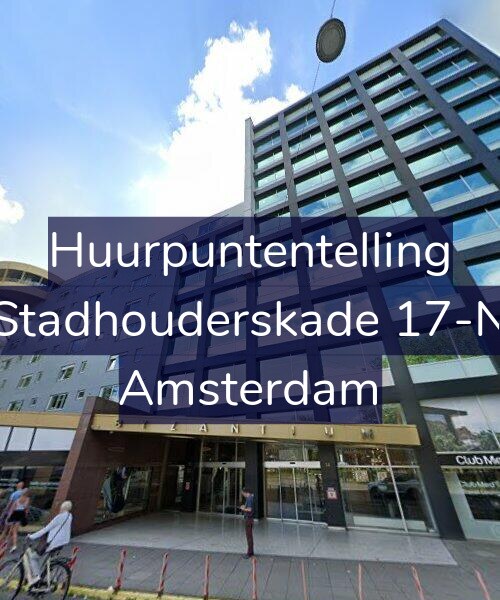 Foto gevel Huurpuntentelling voor Stadhouderskade 17-N, Amsterdam