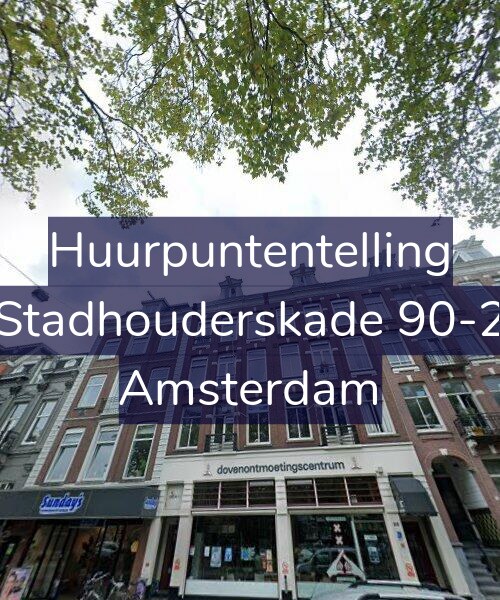 Foto gevel Huurpuntentelling voor Stadhouderskade 90-2, Amsterdam