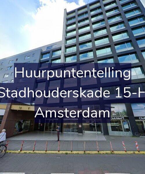 Foto gevel Huurpuntentelling voor Stadhouderskade 15-H, Amsterdam