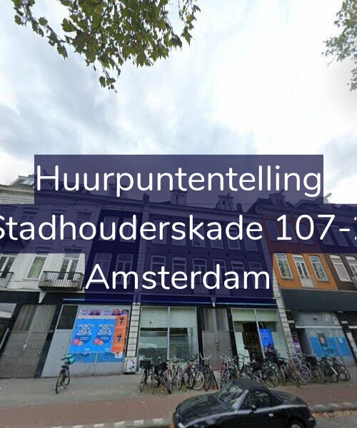 Foto gevel Huurpuntentelling voor Stadhouderskade 107-2, Amsterdam