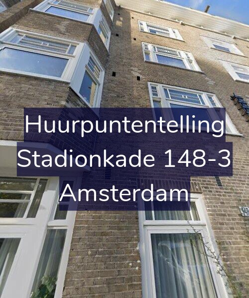 Foto gevel Huurpuntentelling voor Stadionkade 148-3, Amsterdam