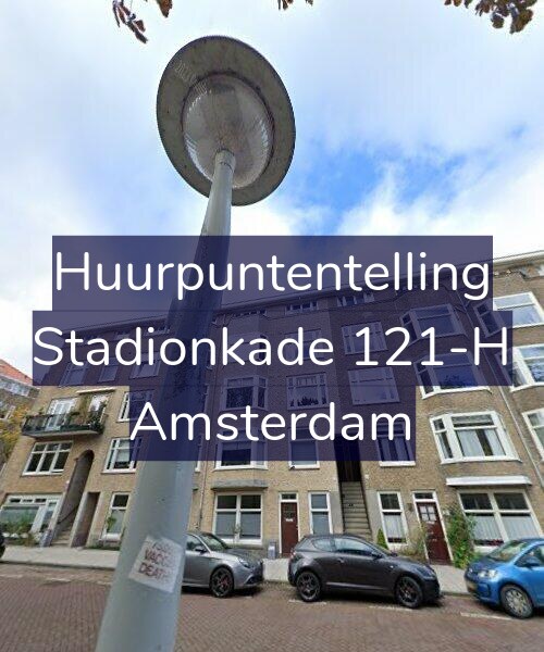 Foto gevel Huurpuntentelling voor Stadionkade 121-H, Amsterdam