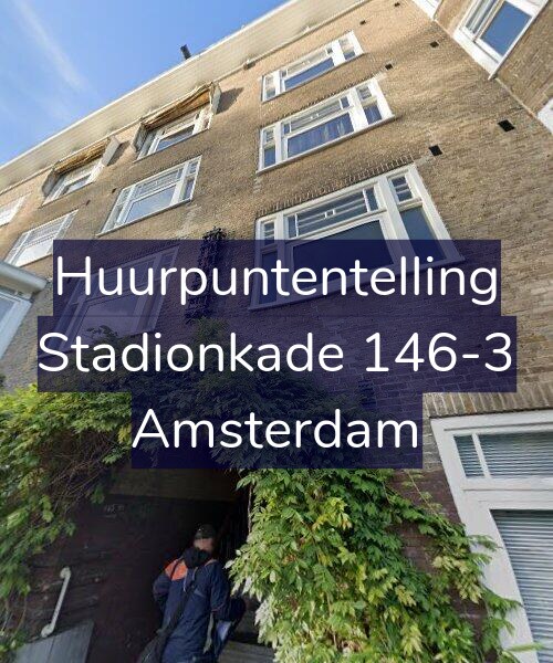 Foto gevel Huurpuntentelling voor Stadionkade 146-3, Amsterdam