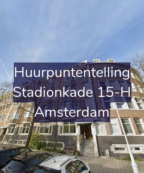 Foto gevel Huurpuntentelling voor Stadionkade 15-H, Amsterdam