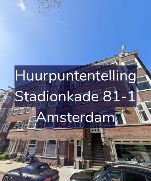 Foto gevel Huurpuntentelling voor Stadionkade 81-1, Amsterdam