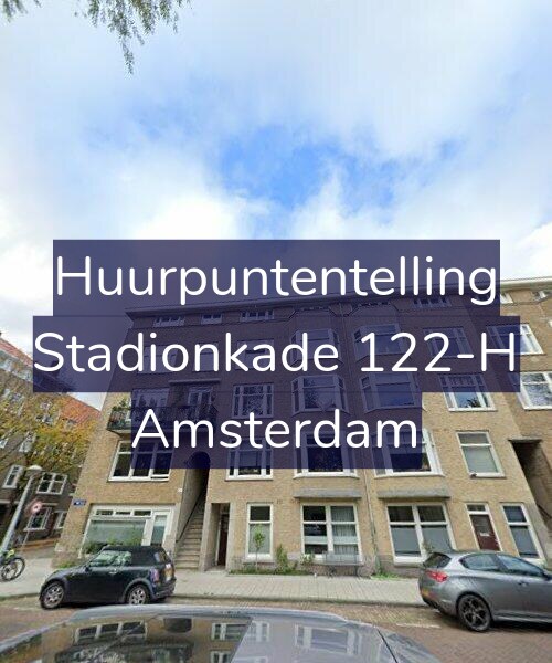 Foto gevel Huurpuntentelling voor Stadionkade 122-H, Amsterdam