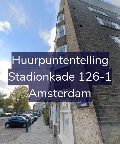 Foto gevel Huurpuntentelling voor Stadionkade 126-1, Amsterdam