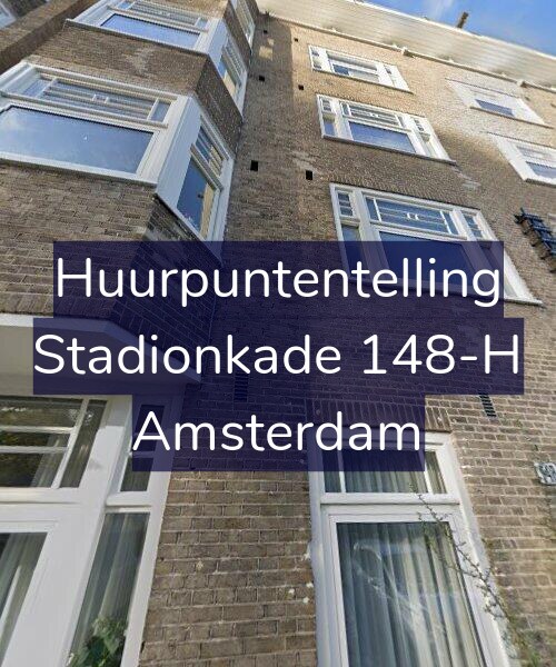 Foto gevel Huurpuntentelling voor Stadionkade 148-H, Amsterdam