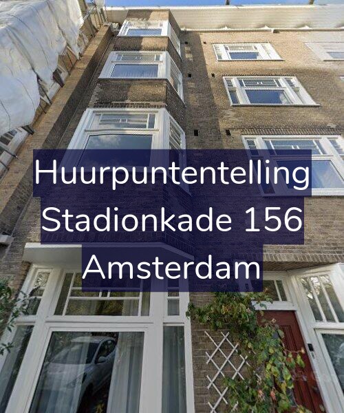 Foto gevel Huurpuntentelling voor Stadionkade 156, Amsterdam