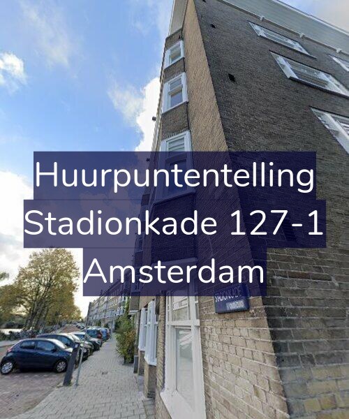 Foto gevel Huurpuntentelling voor Stadionkade 127-1, Amsterdam