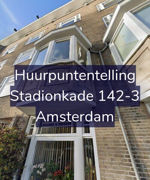 Foto gevel Huurpuntentelling voor Stadionkade 142-3, Amsterdam