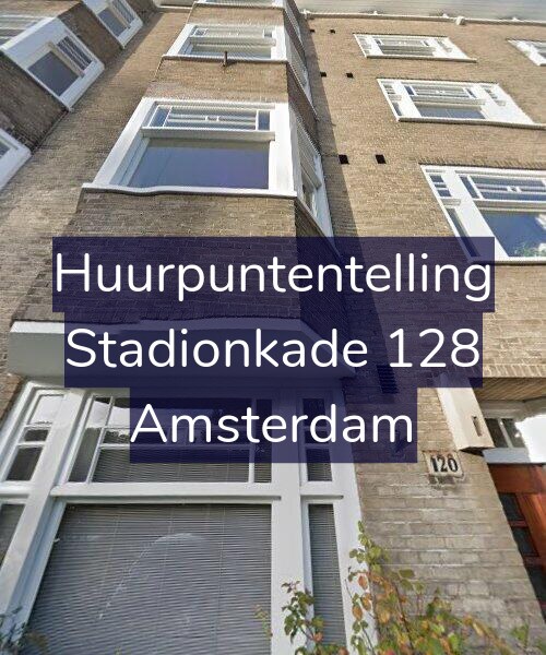 Foto gevel Huurpuntentelling voor Stadionkade 128, Amsterdam