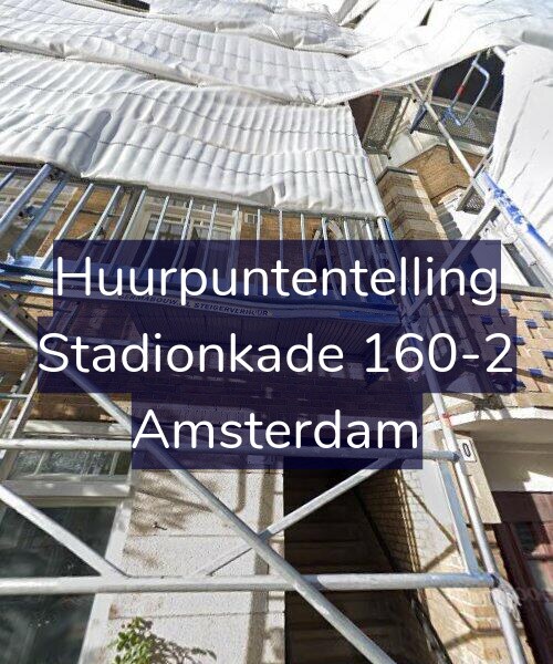 Foto gevel Huurpuntentelling voor Stadionkade 160-2, Amsterdam