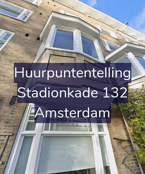 Foto gevel Huurpuntentelling voor Stadionkade 132, Amsterdam