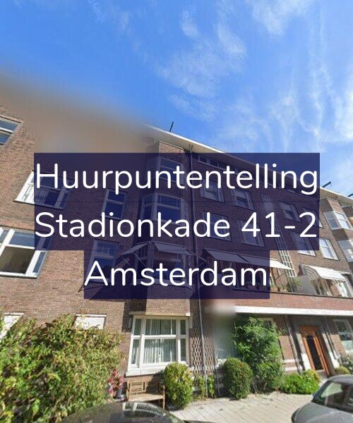 Foto gevel Huurpuntentelling voor Stadionkade 41-2, Amsterdam
