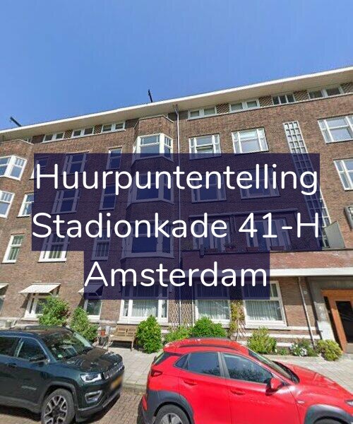 Foto gevel Huurpuntentelling voor Stadionkade 41-H, Amsterdam