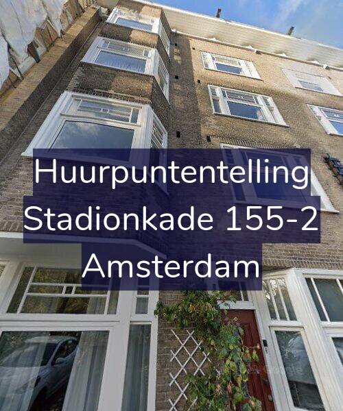 Foto gevel Huurpuntentelling voor Stadionkade 155-2, Amsterdam
