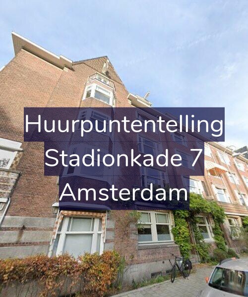 Foto gevel Huurpuntentelling voor Stadionkade 7, Amsterdam