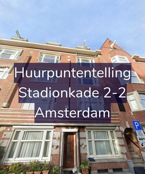 Foto gevel Huurpuntentelling voor Stadionkade 2-2, Amsterdam
