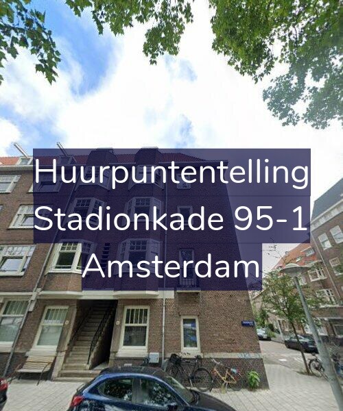 Foto gevel Huurpuntentelling voor Stadionkade 95-1, Amsterdam