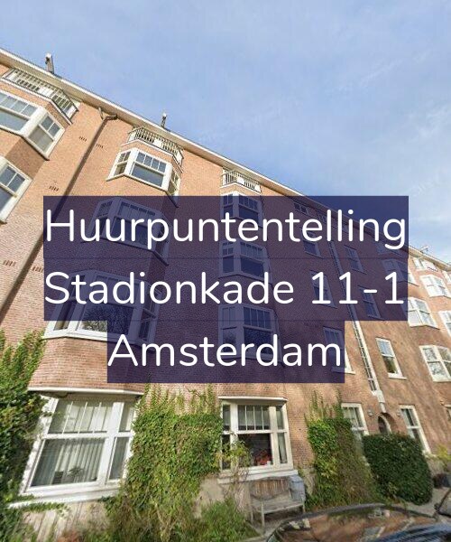 Foto gevel Huurpuntentelling voor Stadionkade 11-1, Amsterdam