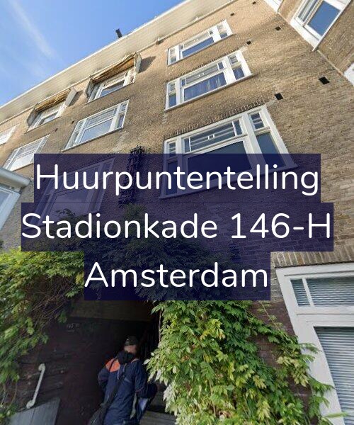 Foto gevel Huurpuntentelling voor Stadionkade 146-H, Amsterdam