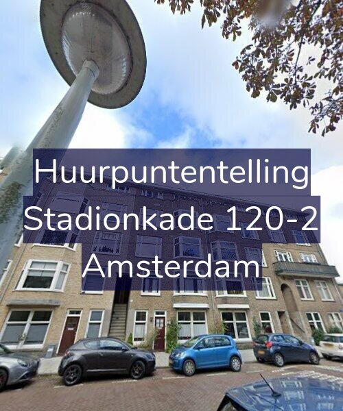 Foto gevel Huurpuntentelling voor Stadionkade 120-2, Amsterdam