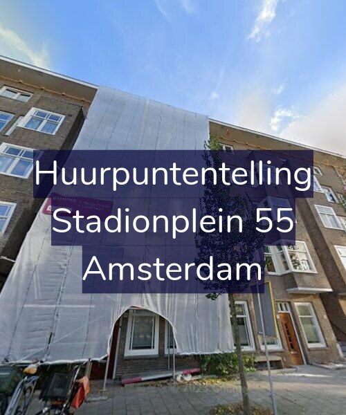 Foto gevel Huurpuntentelling voor Stadionplein 55, Amsterdam