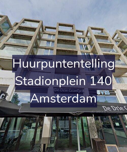 Foto gevel Huurpuntentelling voor Stadionplein 140, Amsterdam