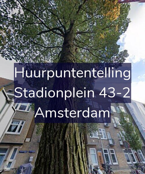 Foto gevel Huurpuntentelling voor Stadionplein 43-2, Amsterdam