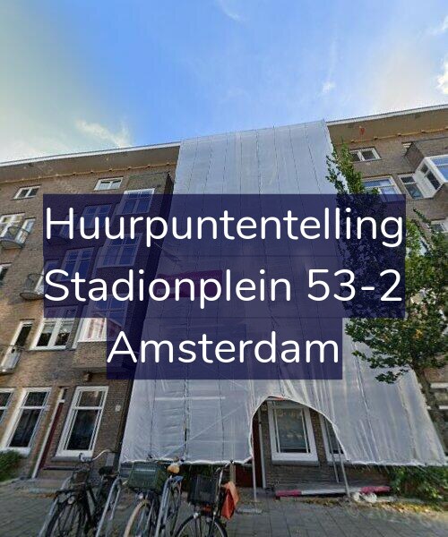 Foto gevel Huurpuntentelling voor Stadionplein 53-2, Amsterdam