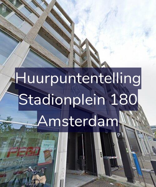 Foto gevel Huurpuntentelling voor Stadionplein 180, Amsterdam