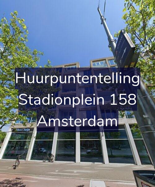 Foto gevel Huurpuntentelling voor Stadionplein 158, Amsterdam
