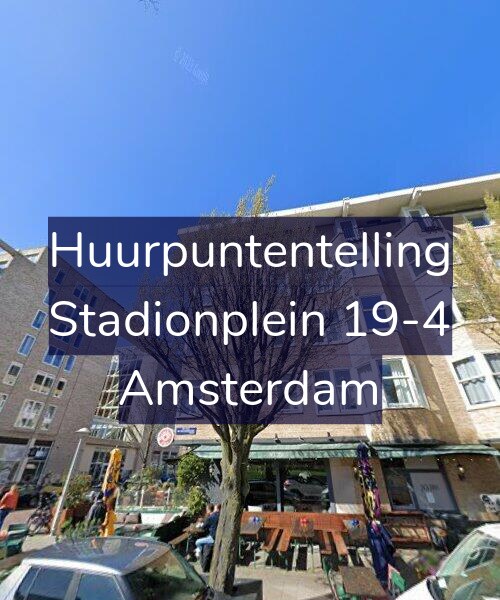Foto gevel Huurpuntentelling voor Stadionplein 19-4, Amsterdam