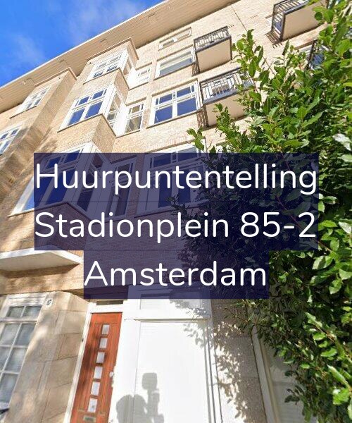 Foto gevel Huurpuntentelling voor Stadionplein 85-2, Amsterdam