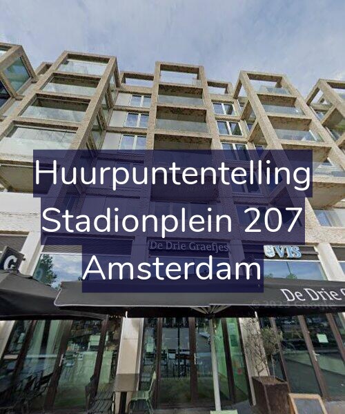 Foto gevel Huurpuntentelling voor Stadionplein 207, Amsterdam