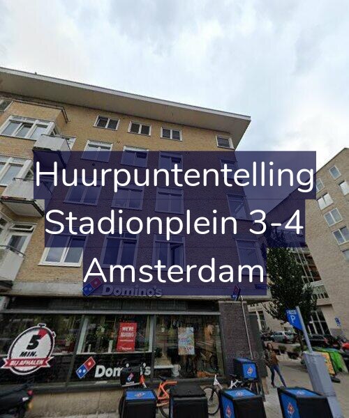 Foto gevel Huurpuntentelling voor Stadionplein 3-4, Amsterdam