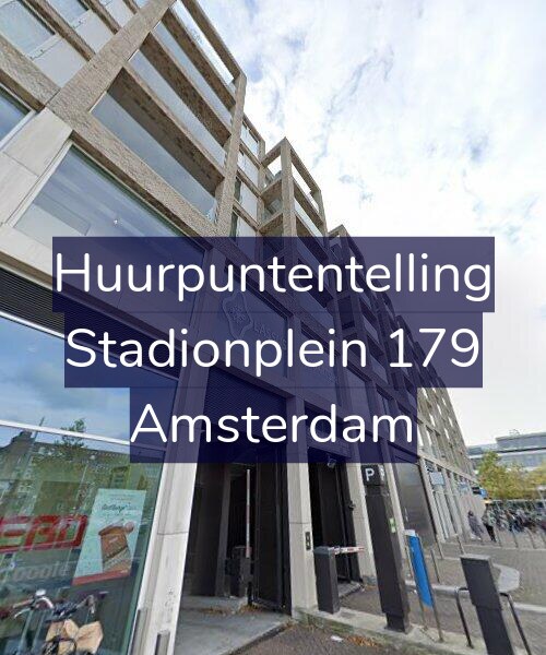 Foto gevel Huurpuntentelling voor Stadionplein 179, Amsterdam