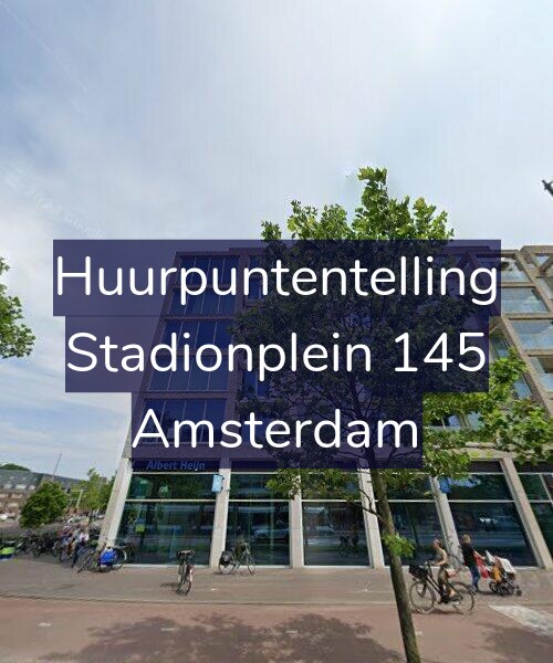 Foto gevel Huurpuntentelling voor Stadionplein 145, Amsterdam