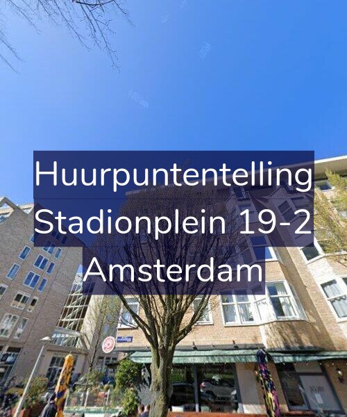 Foto gevel Huurpuntentelling voor Stadionplein 19-2, Amsterdam