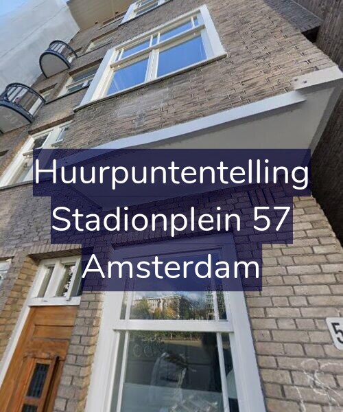 Foto gevel Huurpuntentelling voor Stadionplein 57, Amsterdam
