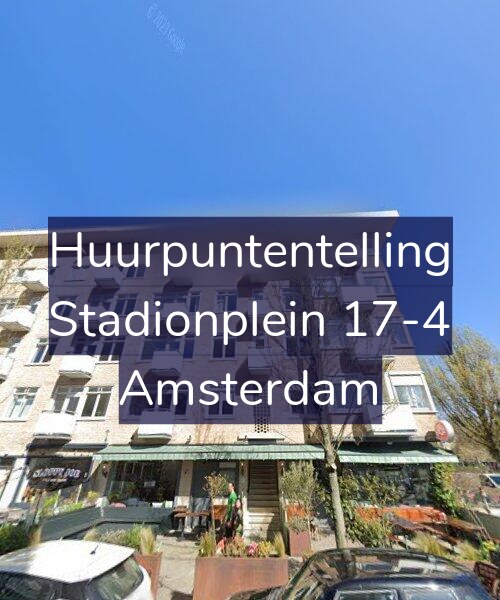 Foto gevel Huurpuntentelling voor Stadionplein 17-4, Amsterdam