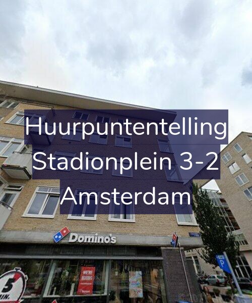Foto gevel Huurpuntentelling voor Stadionplein 3-2, Amsterdam